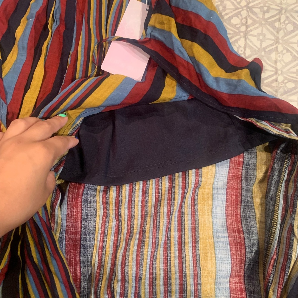 Striped split pants - Picture 8 of 9